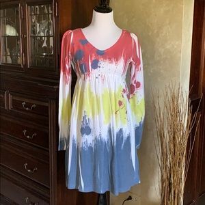 Daniel Benjamin long sleeve empire waist dress